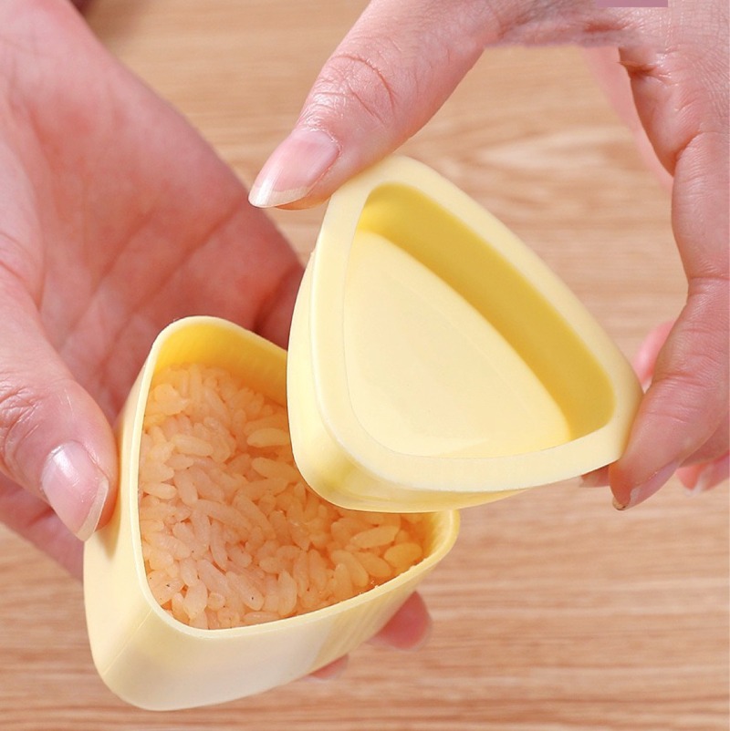 1/2Pcs Triangular Plastic Sush - Baby Food Japanese avaliação e preço
