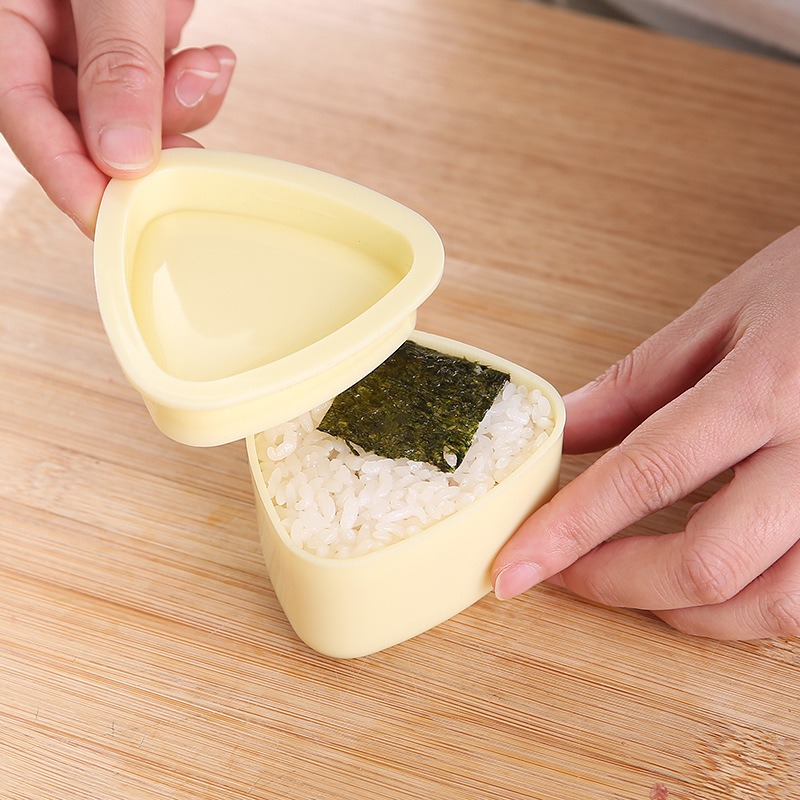 1/2Pcs Triangular Plastic Sush - Baby Food Japanese avaliação e preço