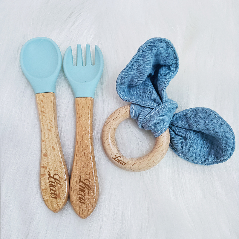 7PCS/Set Personalized Name Bab - Baby Food Equipment avaliação e preço