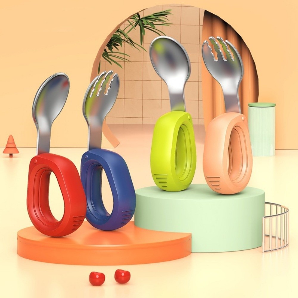 Silicone Handle Baby Silicone  - Self Feed Spoon avaliação e preço