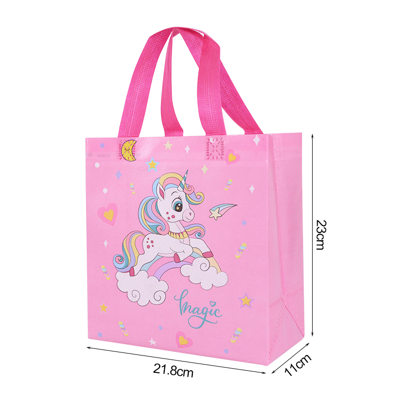 4Pcs Cartoon Unicorn Gift Bags - Baby Food Bag avaliação e preço