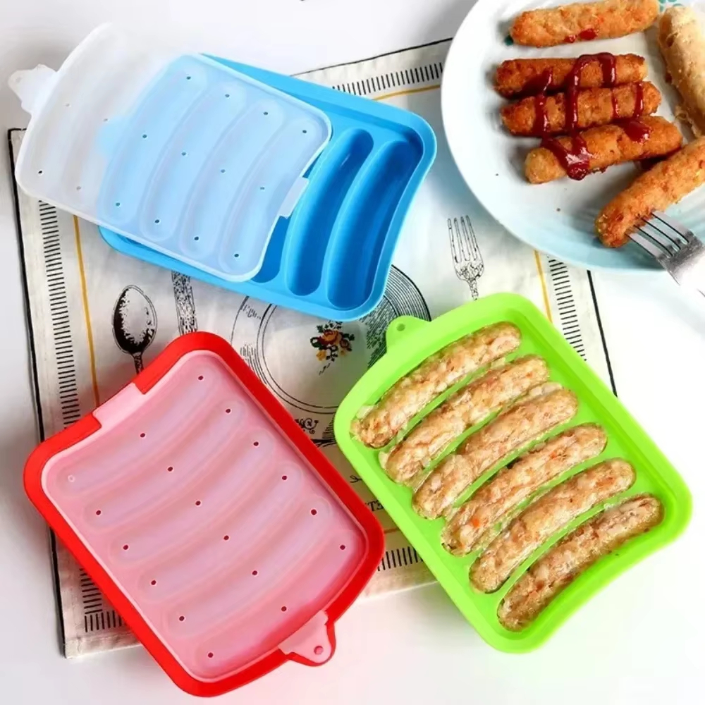 DIY Grade Silicone Sausage Mol - Baby Food Dogs avaliação e preço
