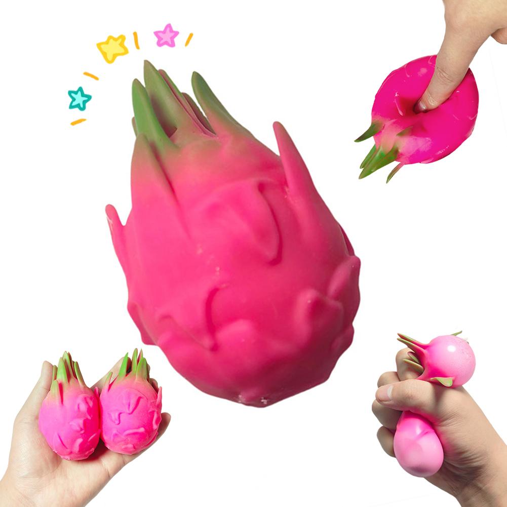 Dragon Fruit Squish Ball Gift  - Baby Food Toy avaliação e preço