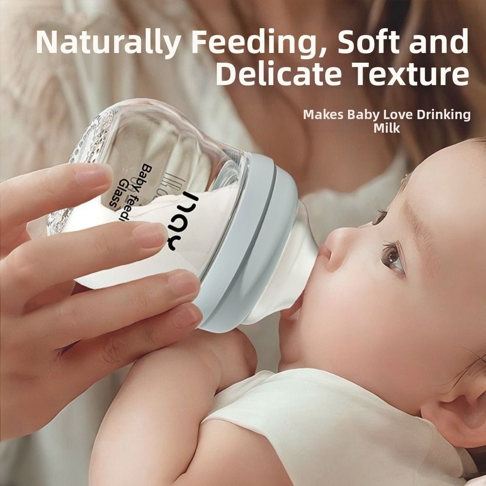Glass Baby Bottle Anti-flatule - Baby Food Nutrition avaliação e preço