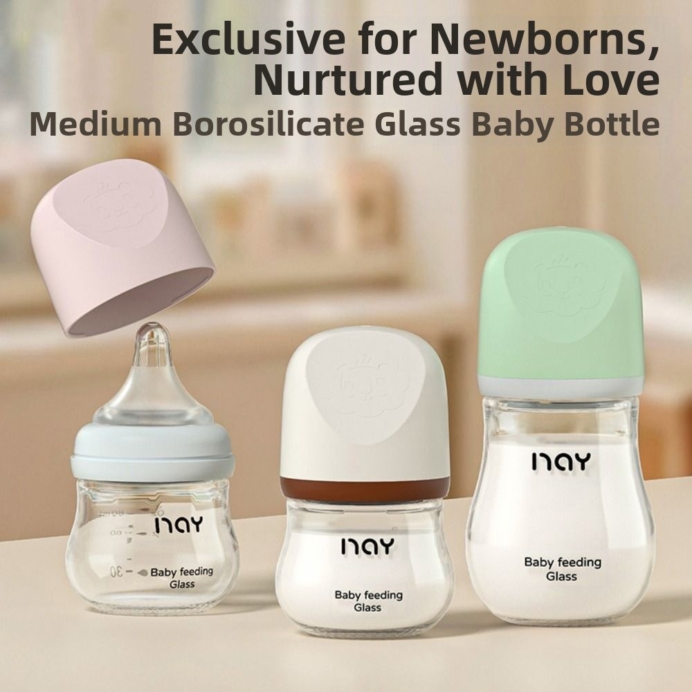 Glass Baby Bottle Anti-flatule - Baby Food Nutrition avaliação e preço