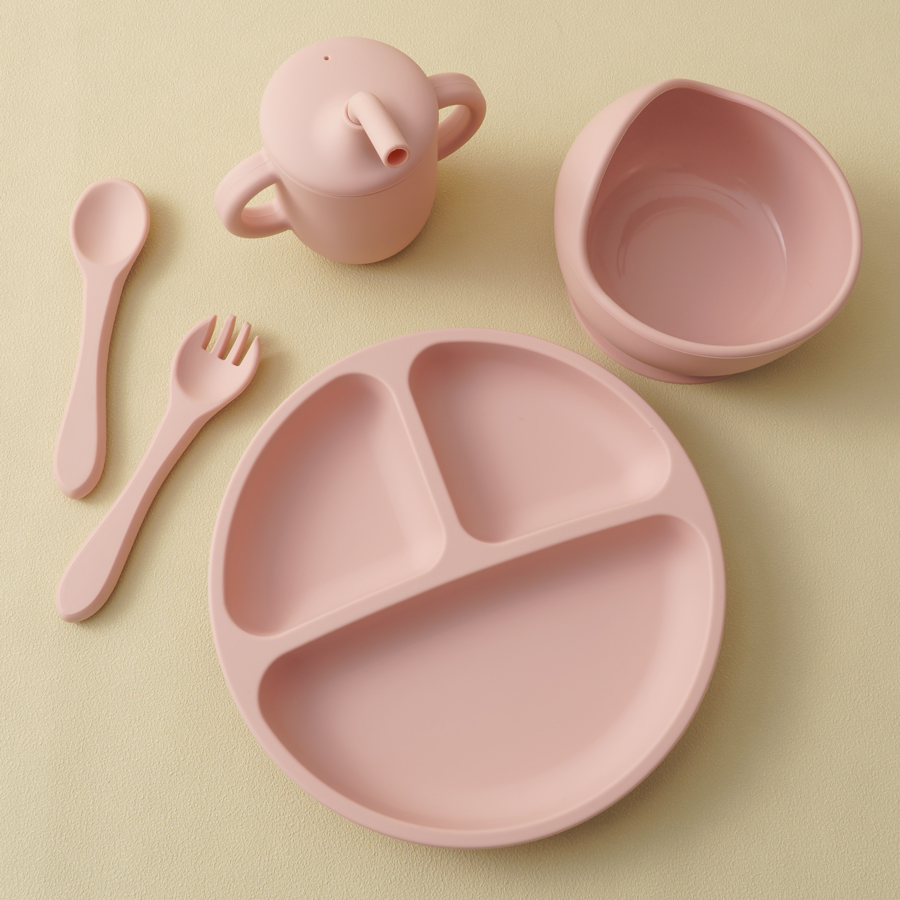 5PCS Baby Silicone Tableware S - Baby Food Grater avaliação e preço