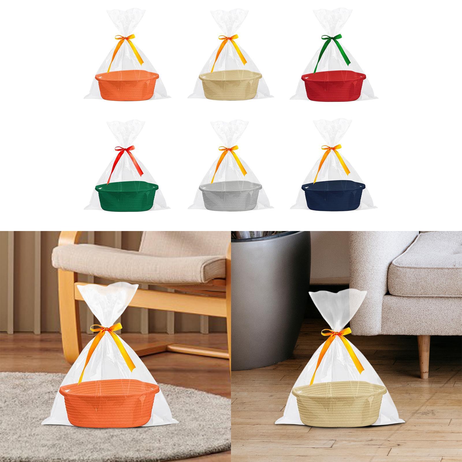 Cotton Rope Basket Multiuse Po - Baby Food Dogs avaliação e preço