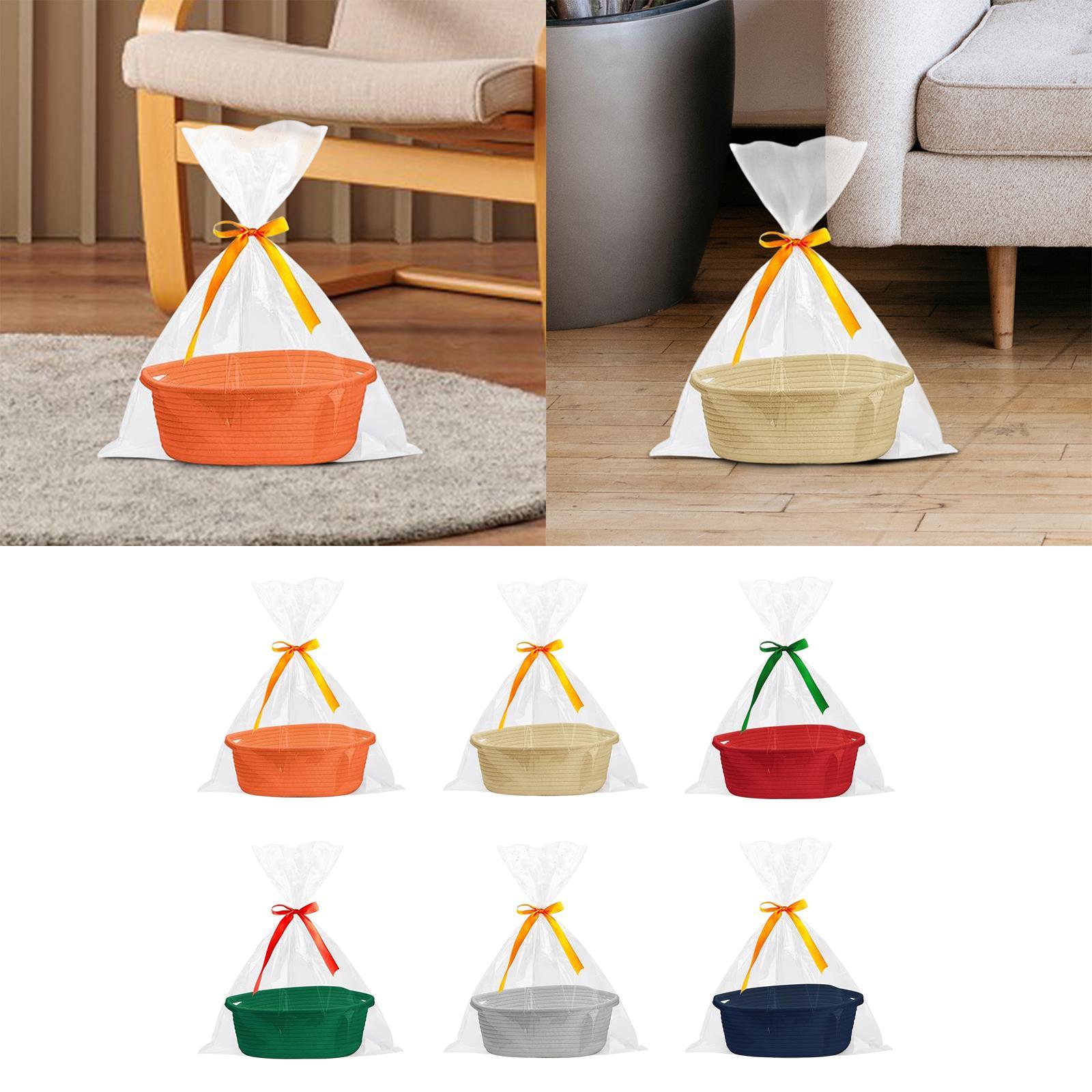 Cotton Rope Basket Multiuse Po - Baby Food Dogs avaliação e preço