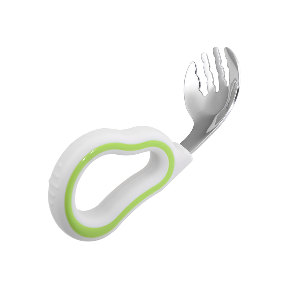 Silicone Baby Fork and Spoon S - Self Feed Spoon avaliação e preço