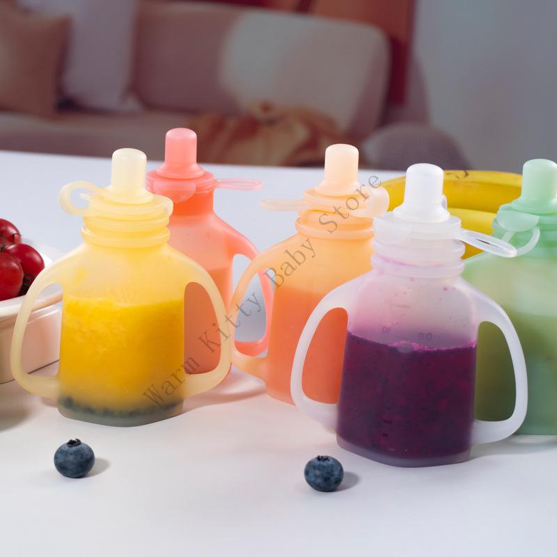 110ml Reusable SIlicone Baby B - Puree Baby Food avaliação e preço