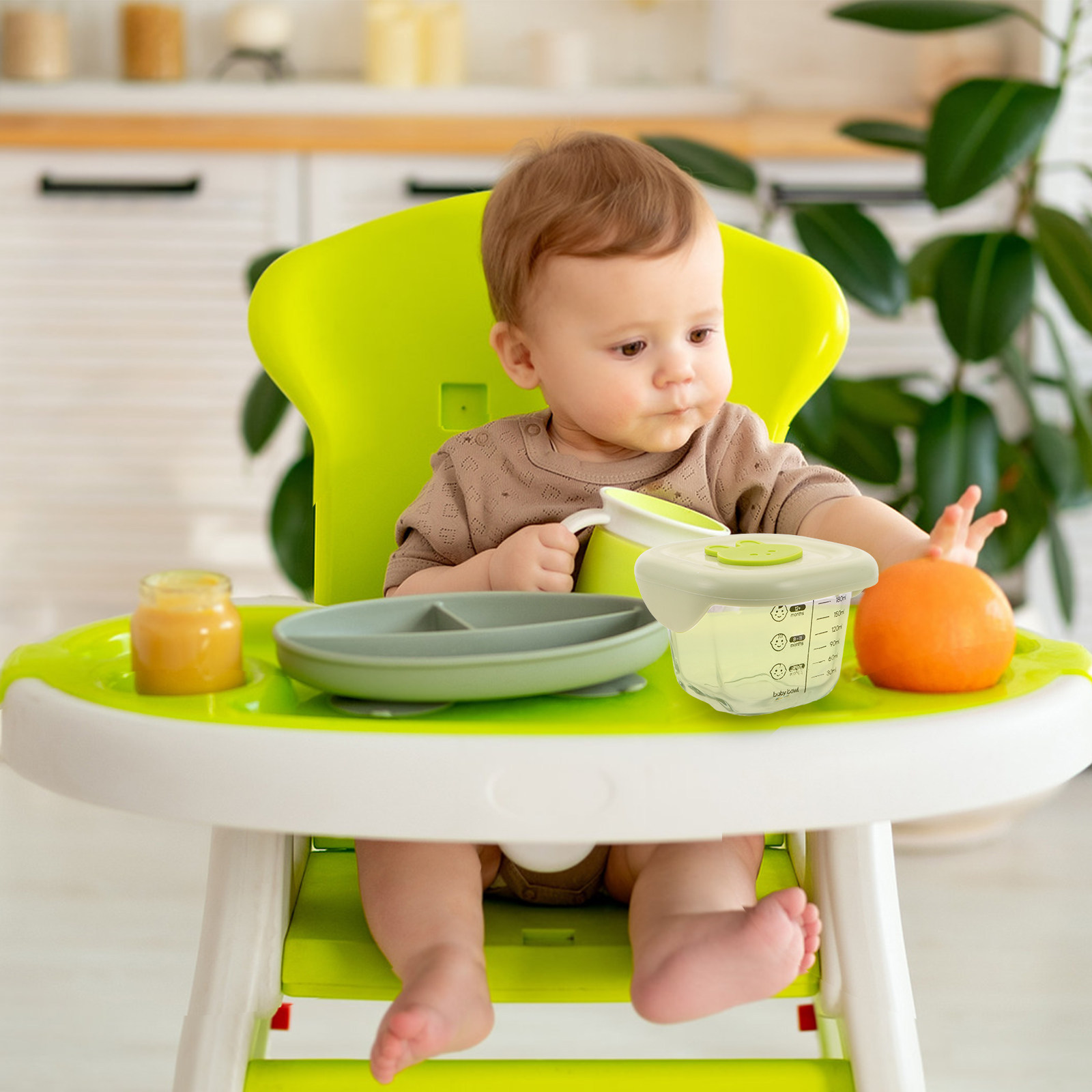 2Pcs Baby Food Storage Contain - Baby Food For Travelling avaliação e preço