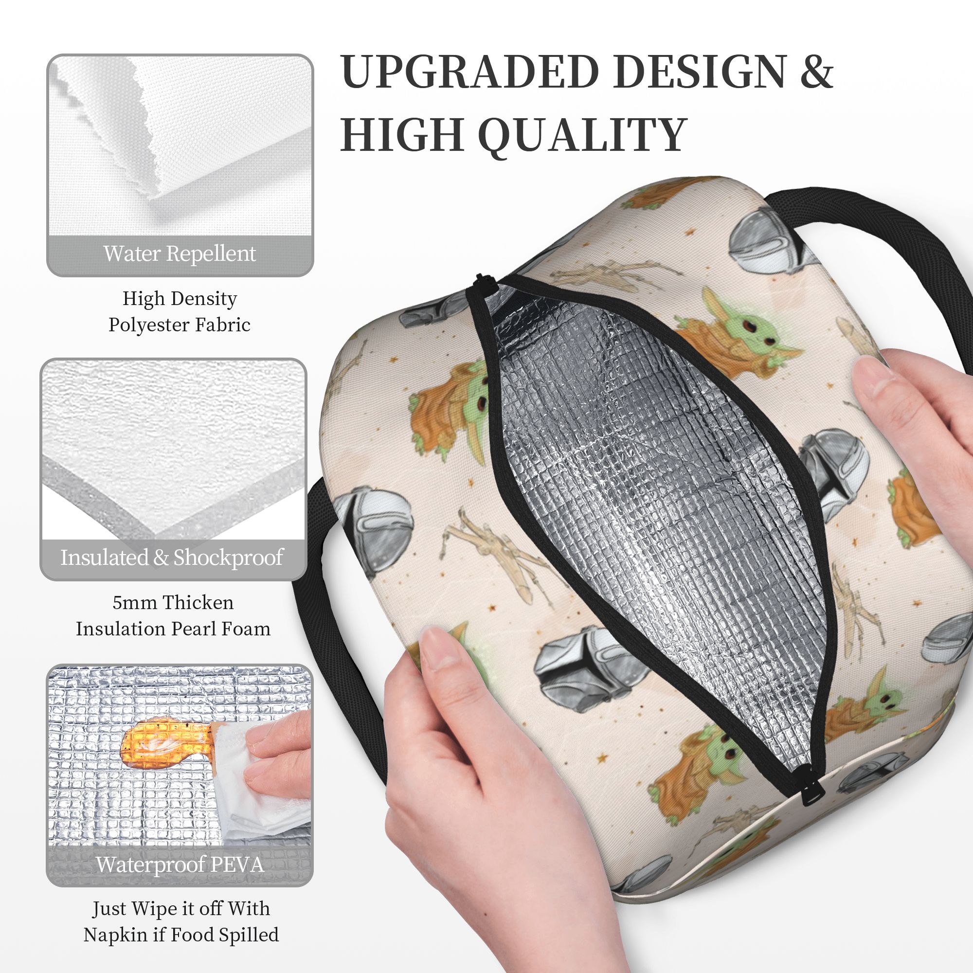 Grogu Baby Yoda Insulated Lunc - Baby Food Bag avaliação e preço