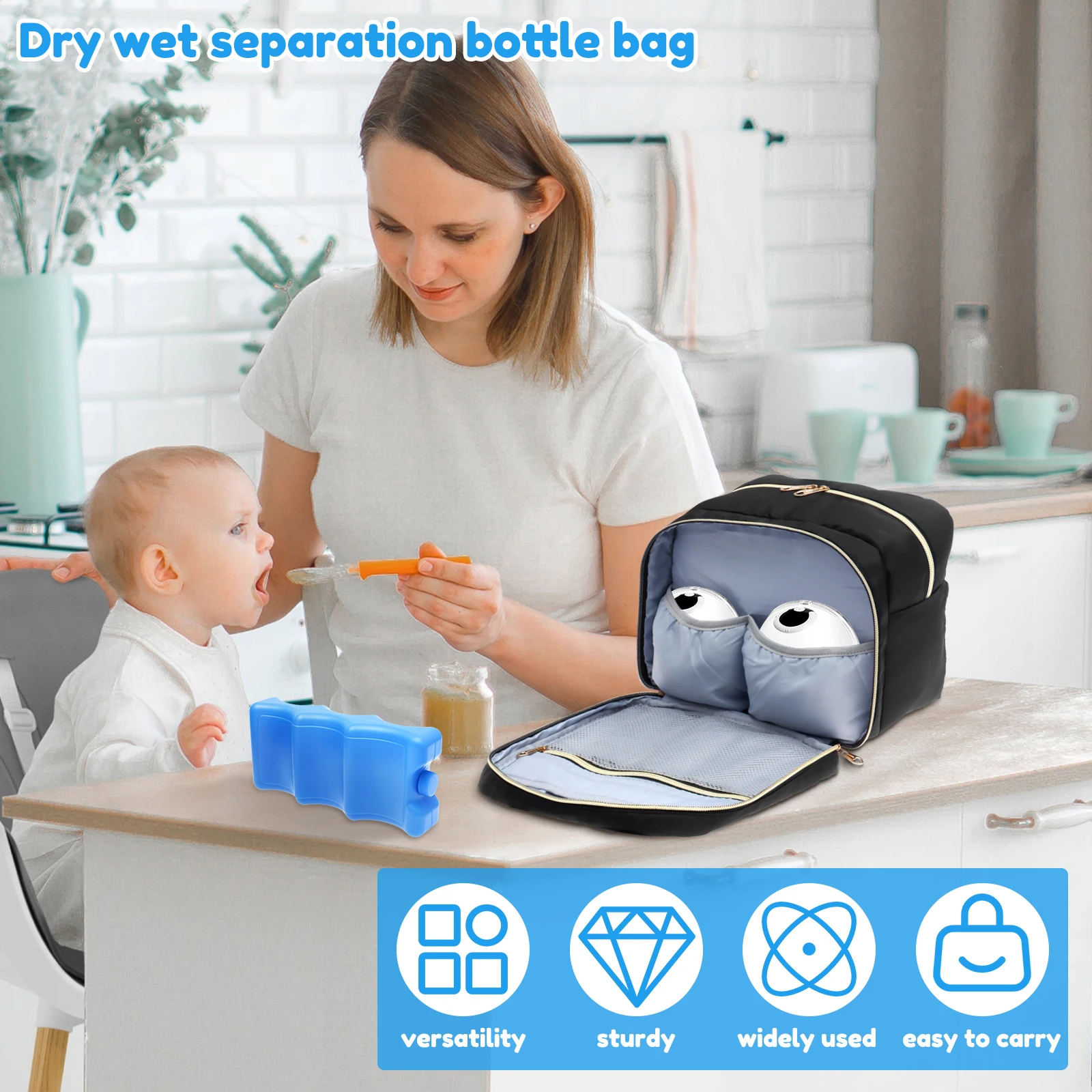 Breast Pump Storage Bag with I - Baby Food For Travelling avaliação e preço