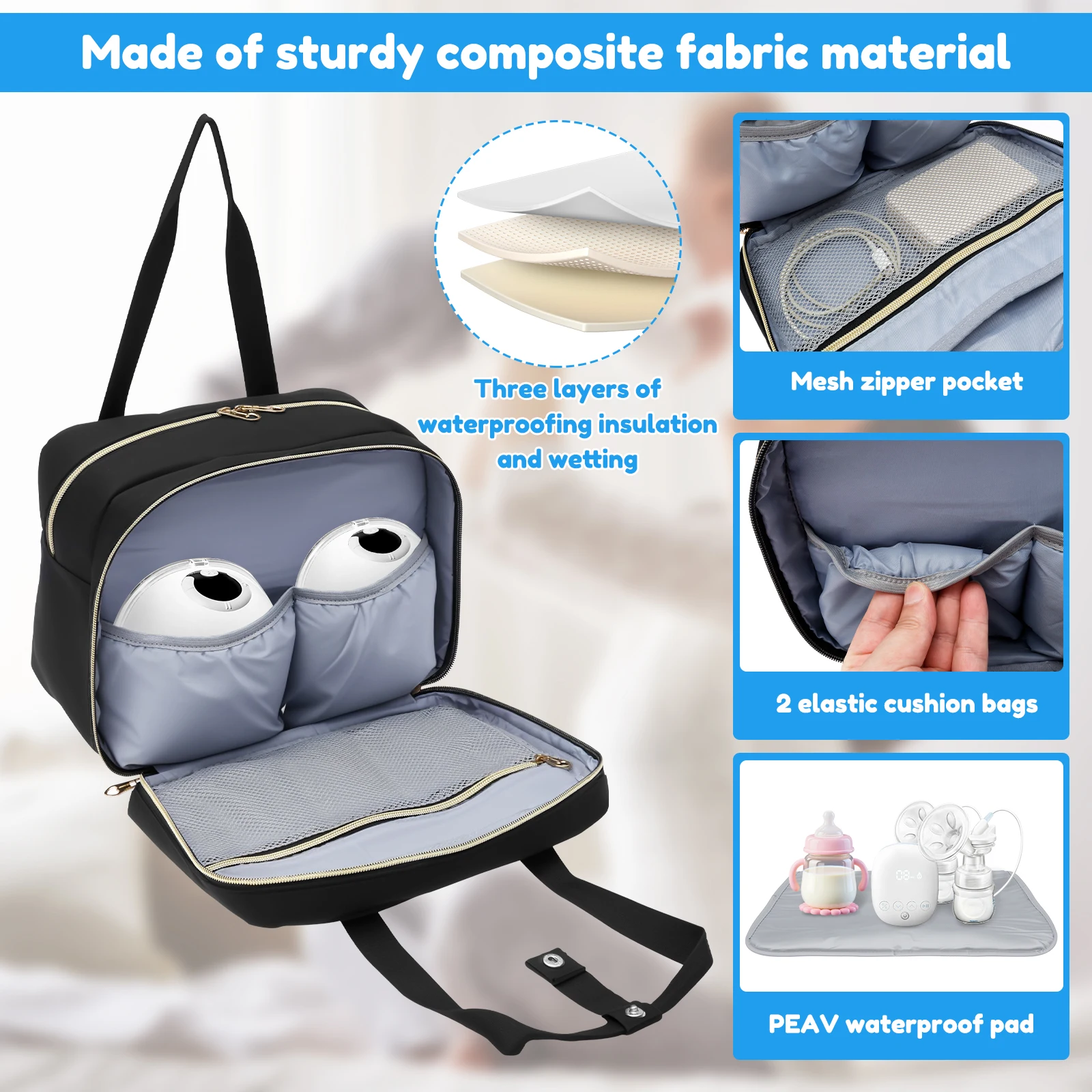 Breast Pump Storage Bag with I - Baby Food For Travelling avaliação e preço