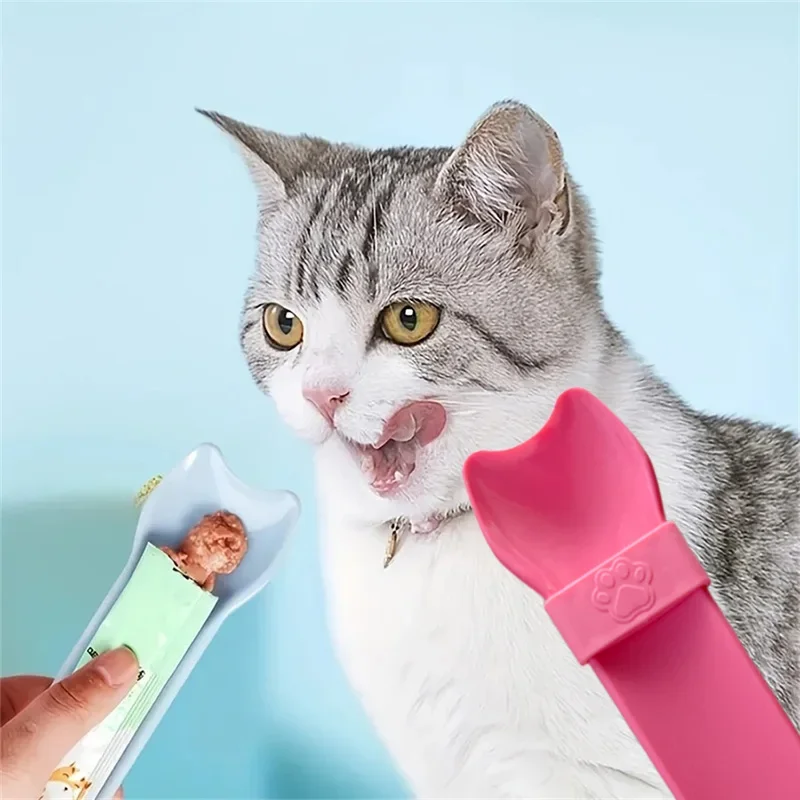 Cat Strip Squeeze Spoon for Li - Self Feed Spoon avaliação e preço