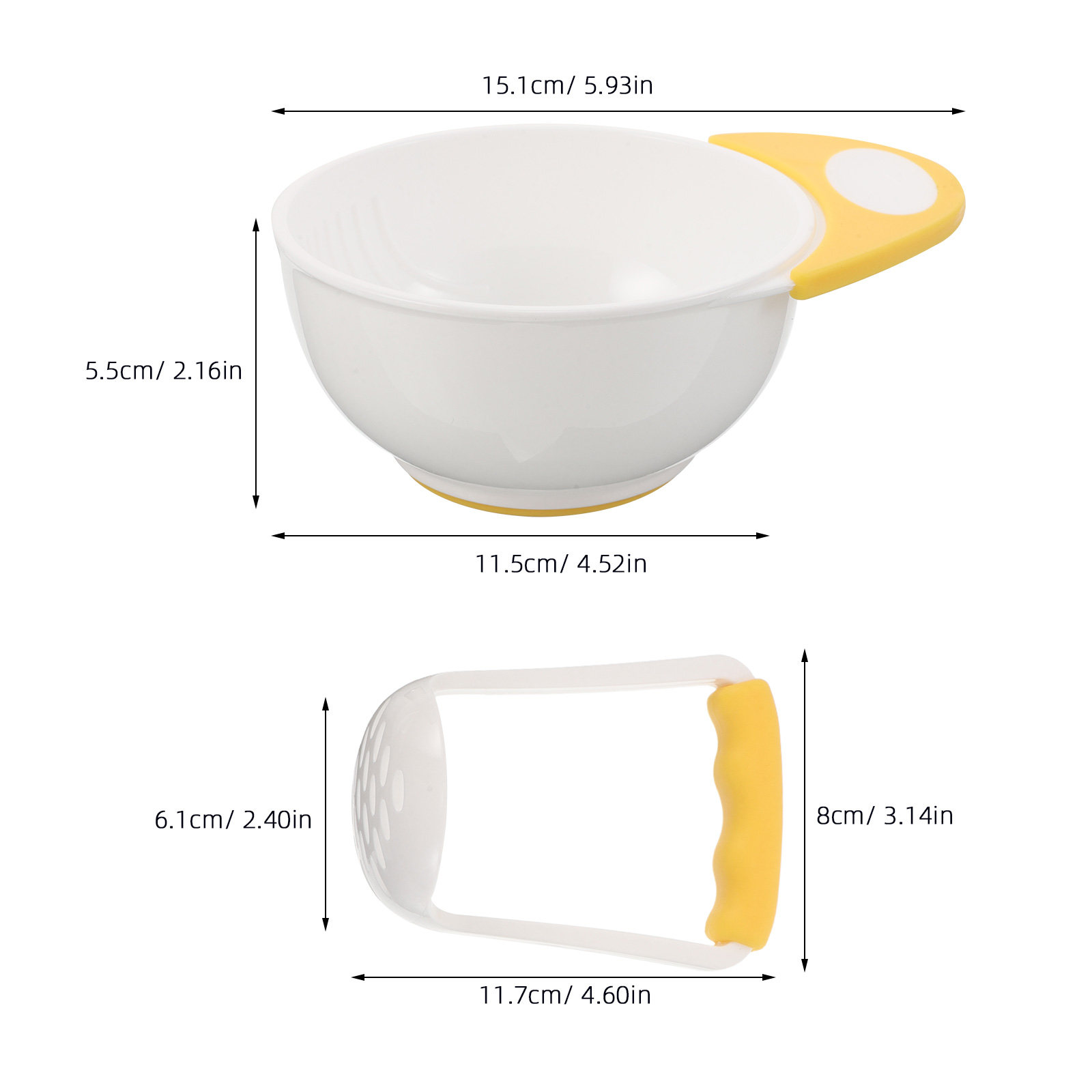 1Set Baby Food Masher Bowl Por - Baby Food For Travelling avaliação e preço