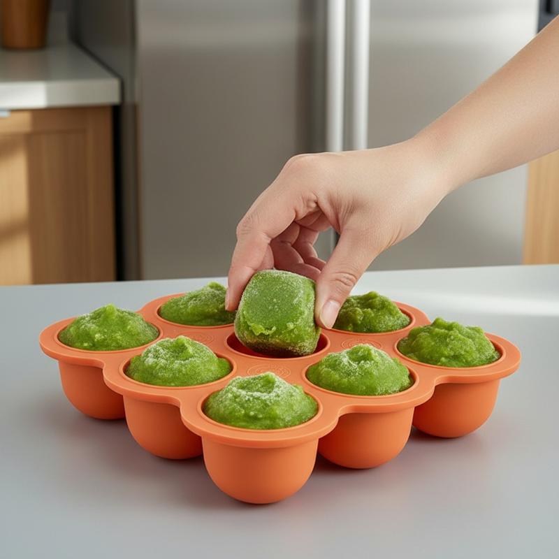 Baby Food Silicone Container 9 - Puree Baby Food avaliação e preço