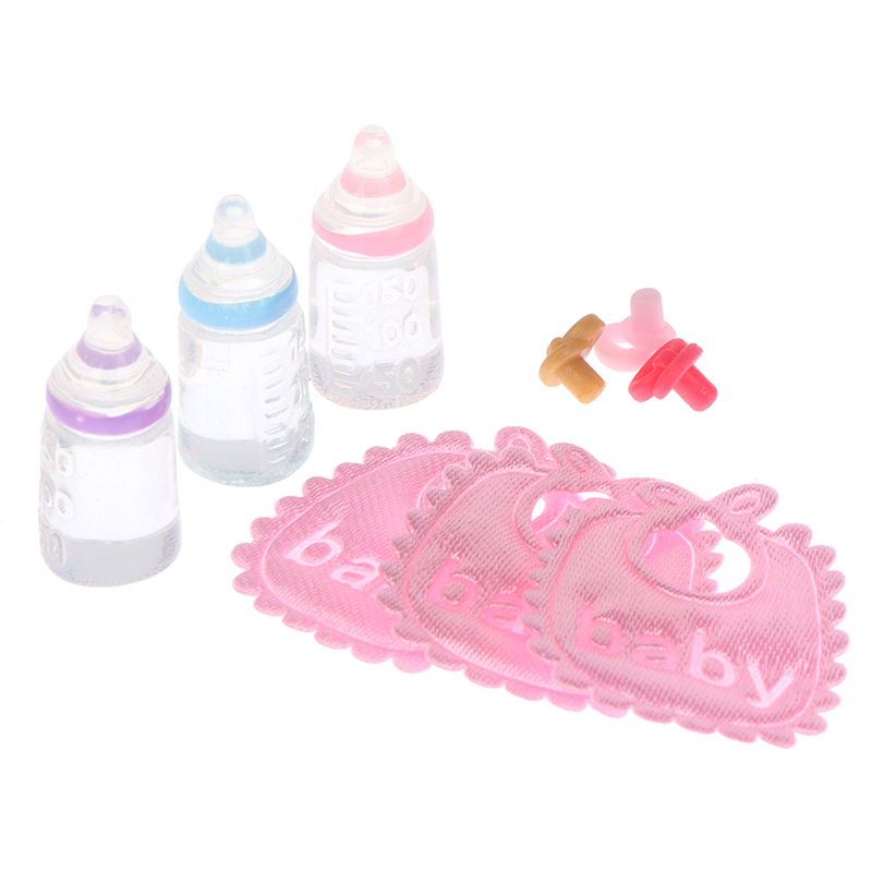 3PCS 1:12 Dolls House Miniatur - Baby Food Pacifier avaliação e preço