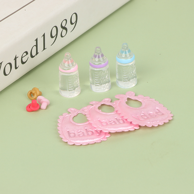 3PCS 1:12 Dolls House Miniatur - Baby Food Pacifier avaliação e preço