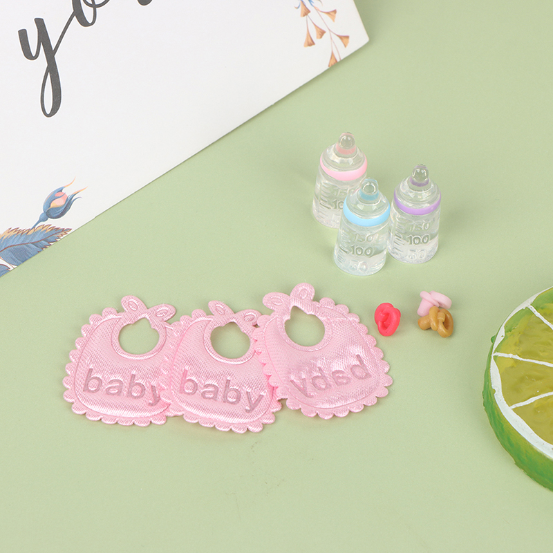 3PCS 1:12 Dolls House Miniatur - Baby Food Pacifier avaliação e preço