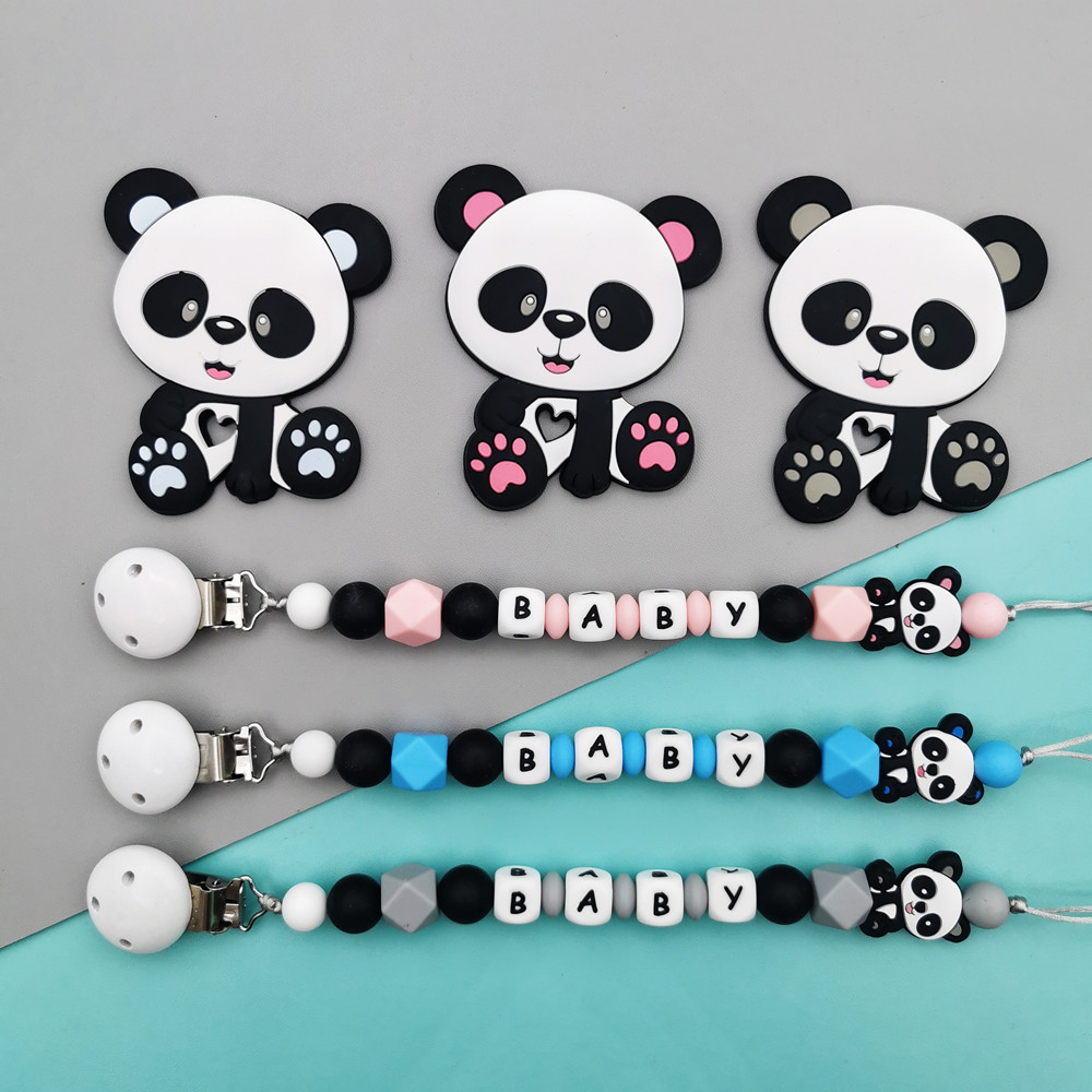 Panda Customized English Silic - Baby Food Teether avaliação e preço