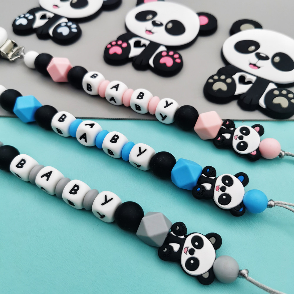 Panda Customized English Silic - Baby Food Teether avaliação e preço
