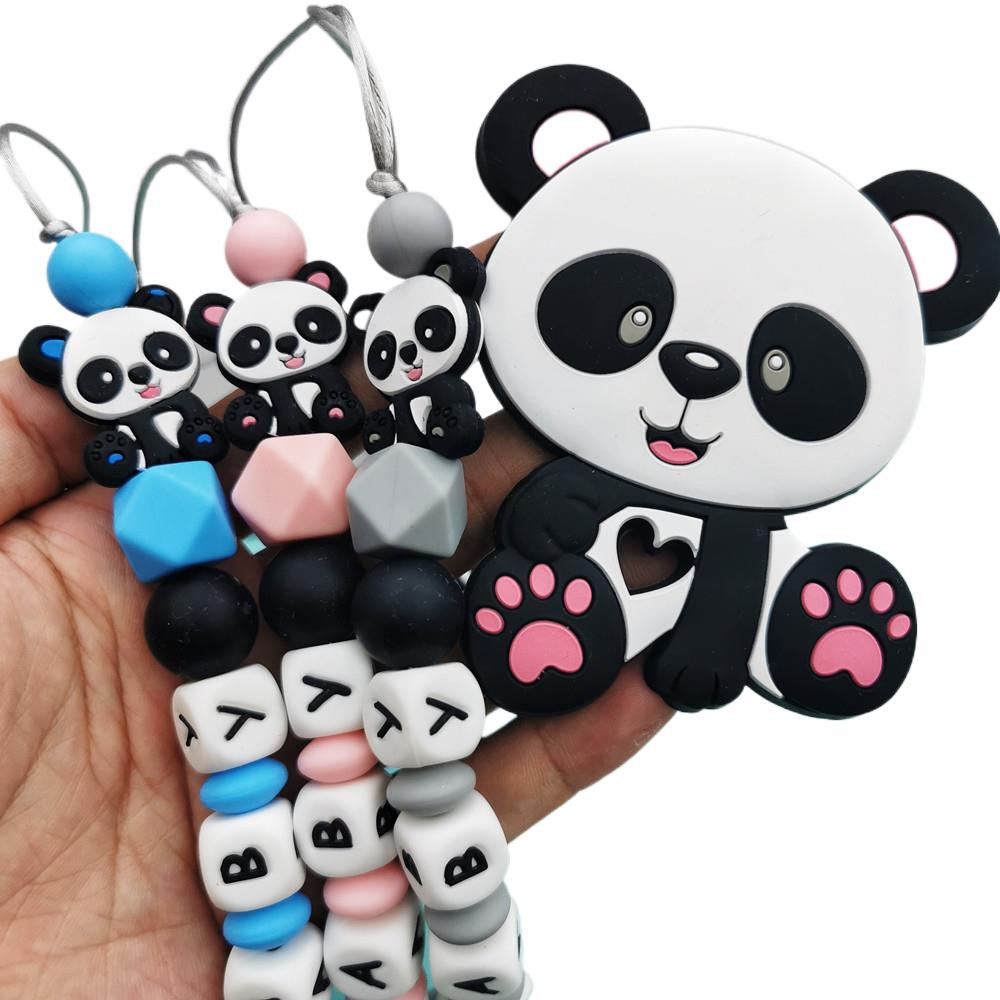 Panda Customized English Silic - Baby Food Teether avaliação e preço