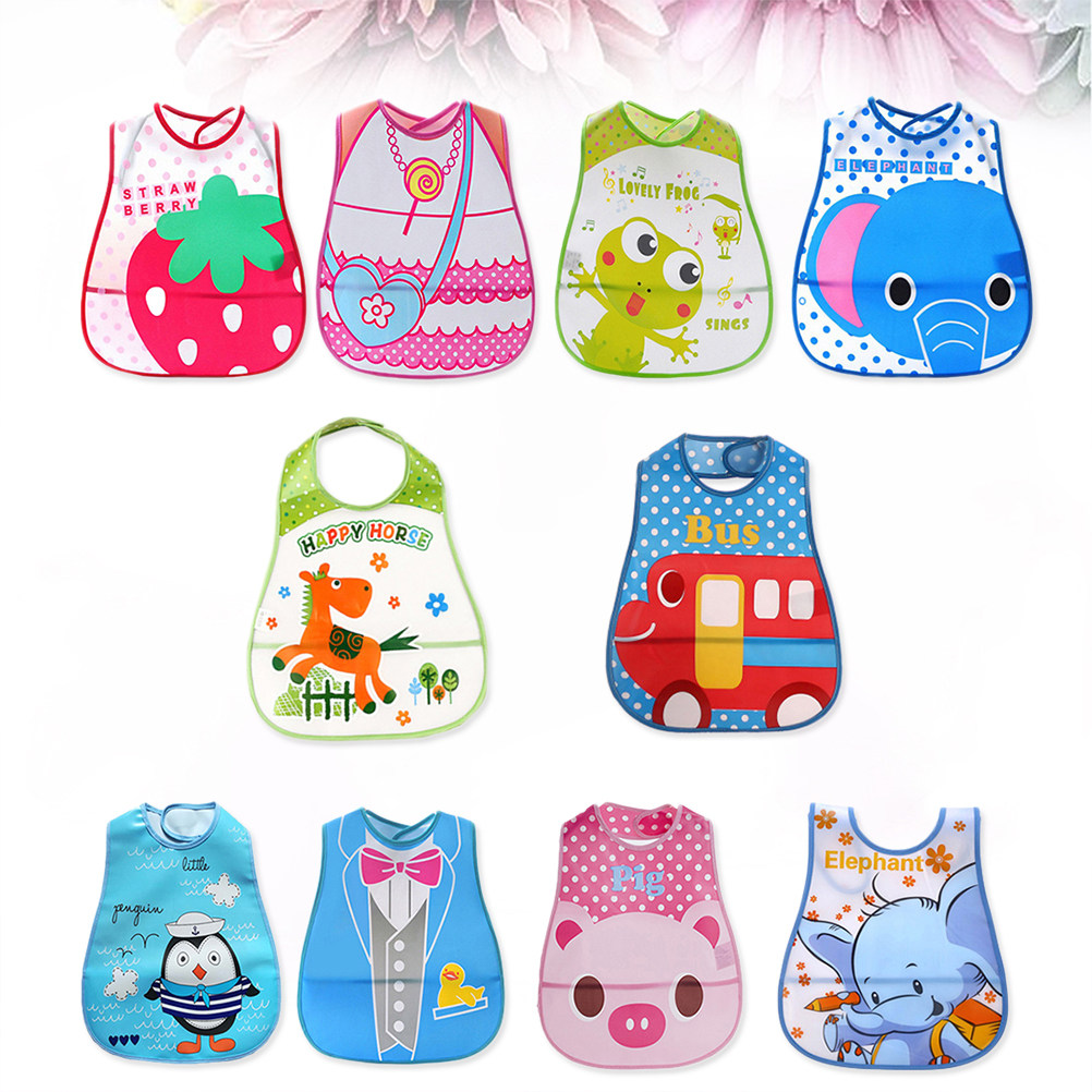 10 Pcs Baby Drool Bibs Food Fe - Baby Food Eat avaliação e preço