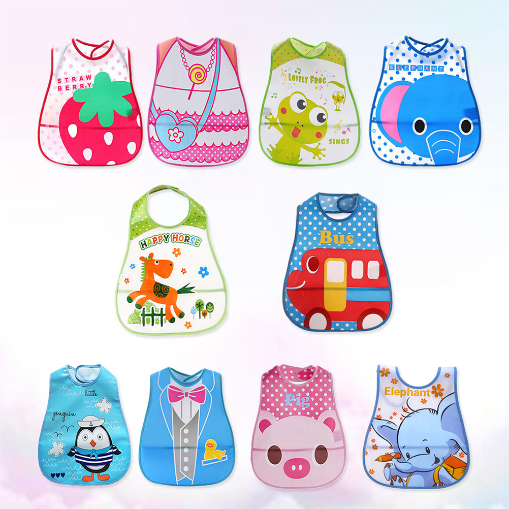 10 Pcs Baby Drool Bibs Food Fe - Baby Food Eat avaliação e preço