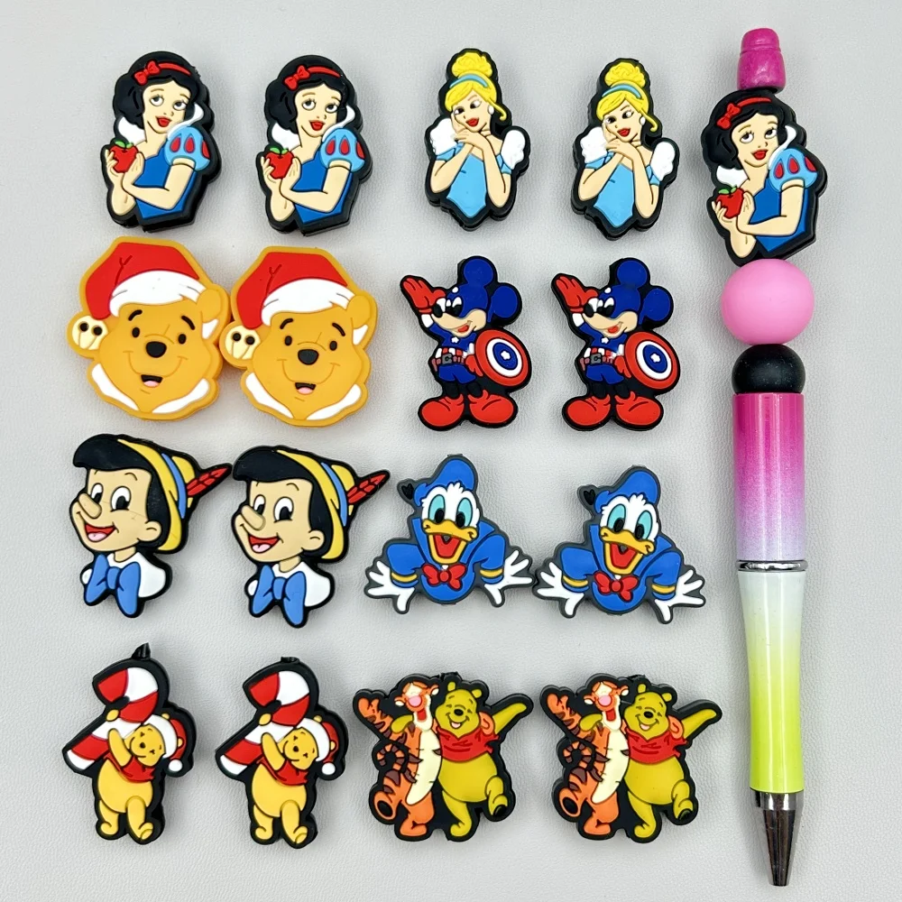 10PC DIY Cartoon Mini Silicone - Baby Food Toy avaliação e preço
