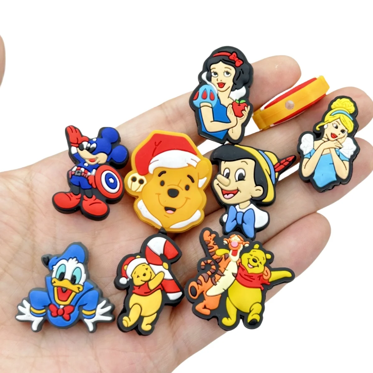 10PC DIY Cartoon Mini Silicone - Baby Food Toy avaliação e preço