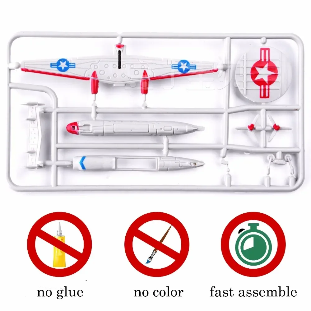 1PCS 4D Plastic Assembled Airp - Baby Food Eat avaliação e preço