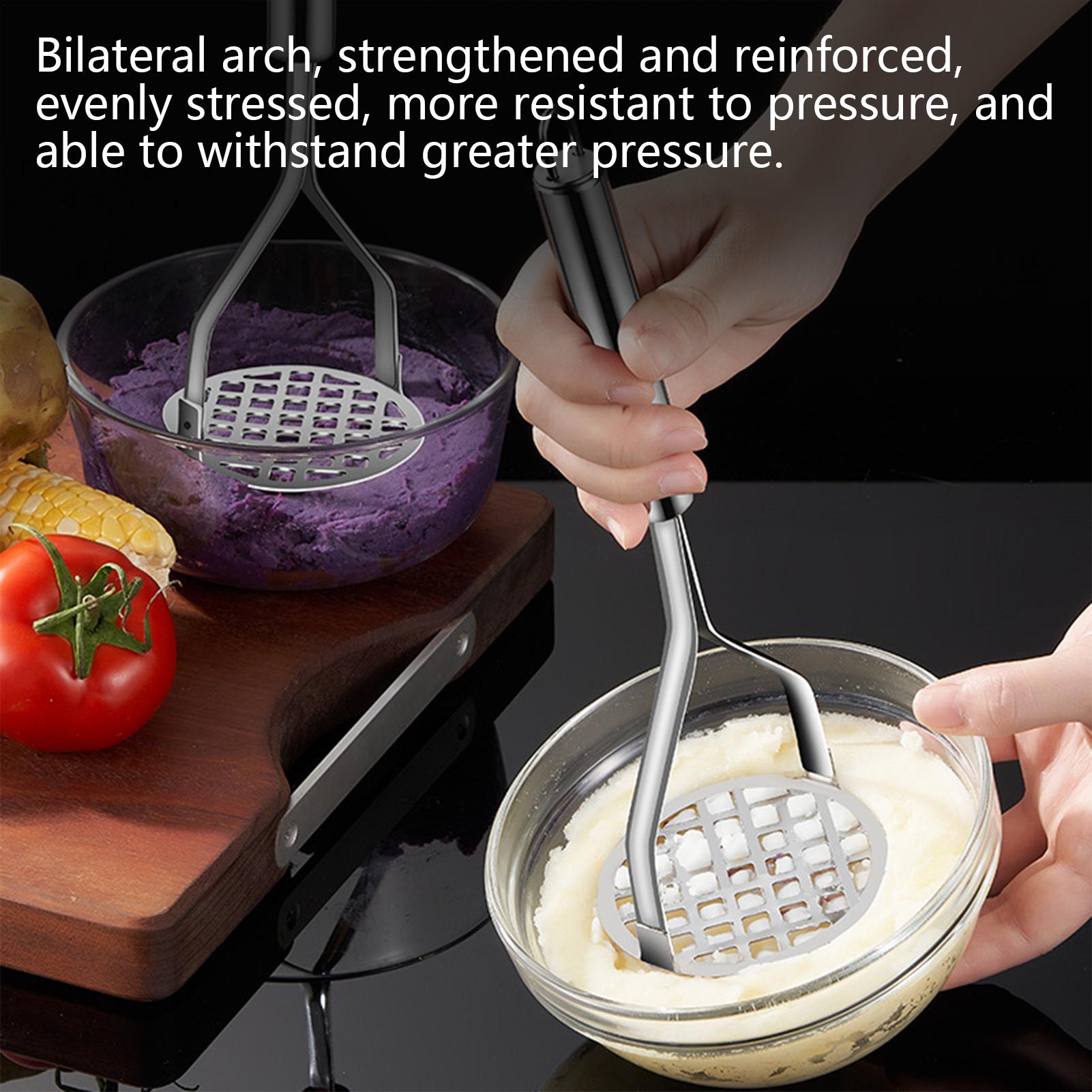 Stainless Steel Potato Masher  - Baby Food Grater avaliação e preço