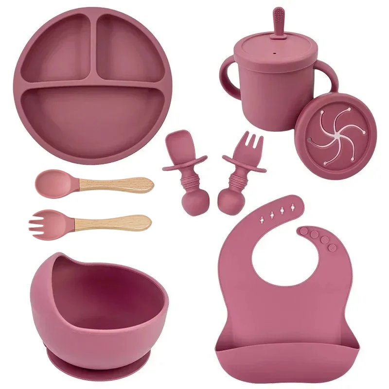 Food Grade Silicone Child Dish - Baby Food Nutrition avaliação e preço