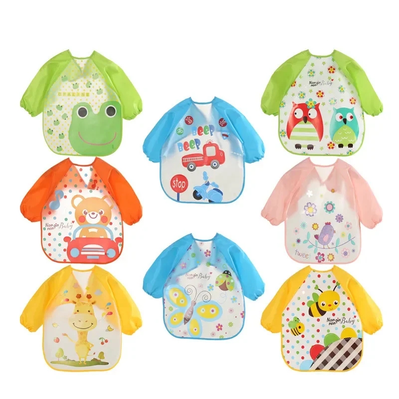 Waterproof EVA Full Sleeve Bab - Baby Food Eat avaliação e preço