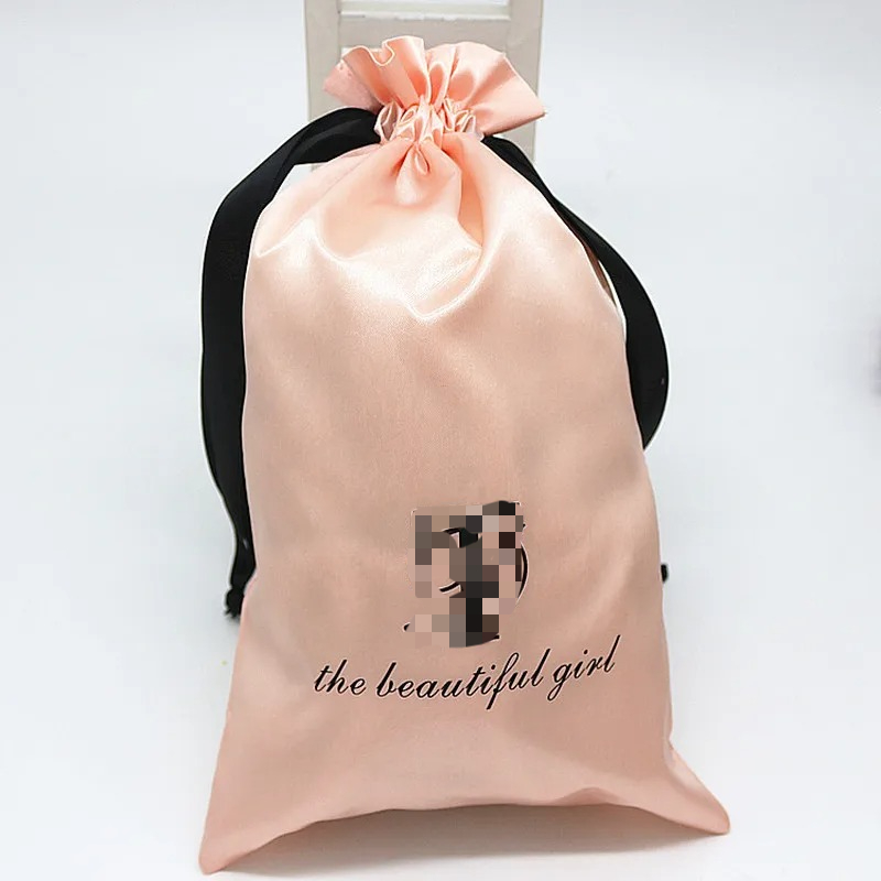 20PCS Baby Pink Silk Satin Pou - Baby Food Bag avaliação e preço
