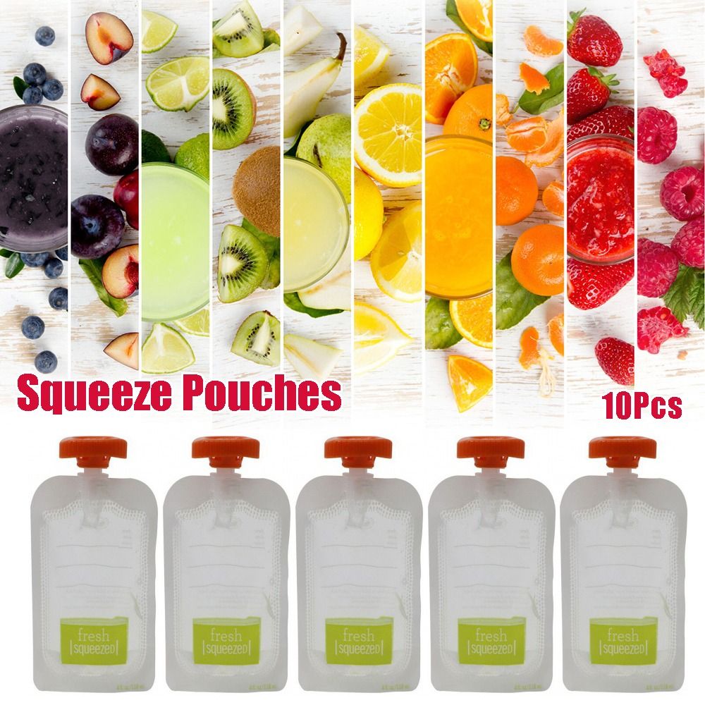 10Pcs Manual Fruit Puree Baby  - Puree Baby Food avaliação e preço