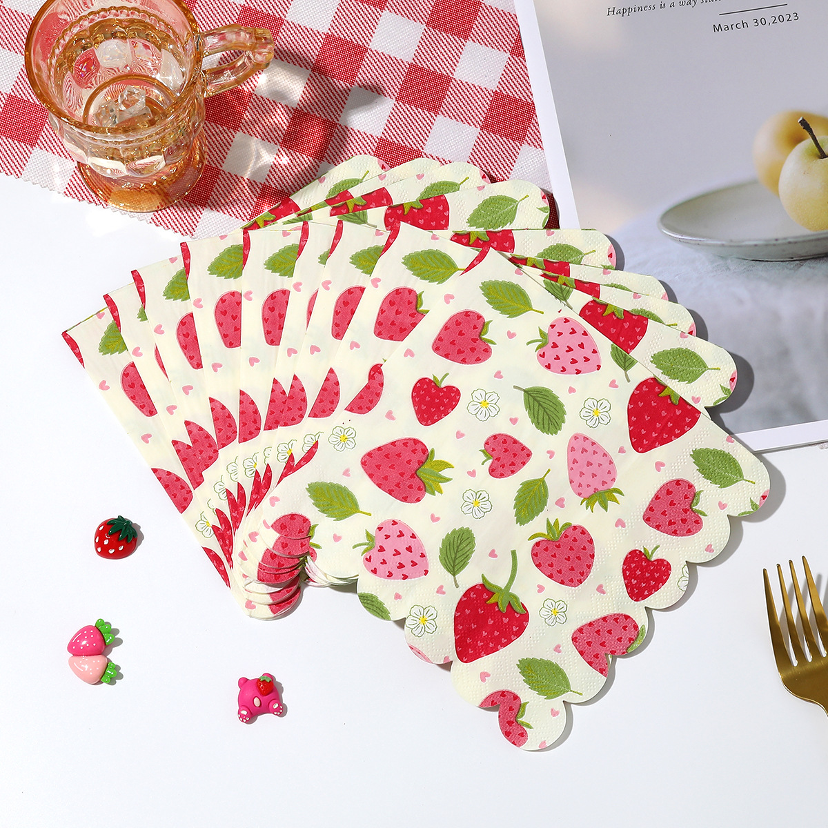 20Pcs/bag Sweet Strawberry The - Baby Food Bag avaliação e preço
