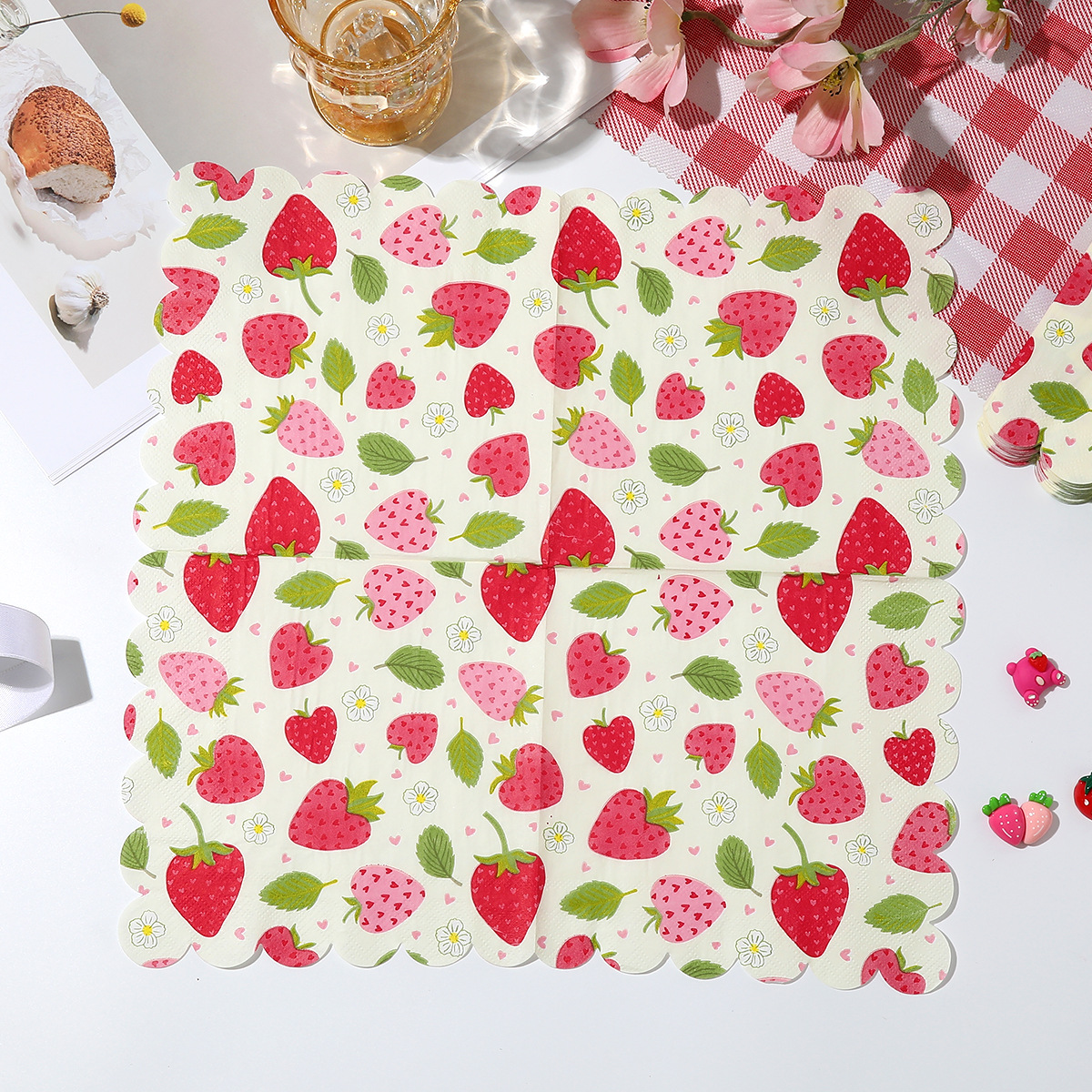20Pcs/bag Sweet Strawberry The - Baby Food Bag avaliação e preço