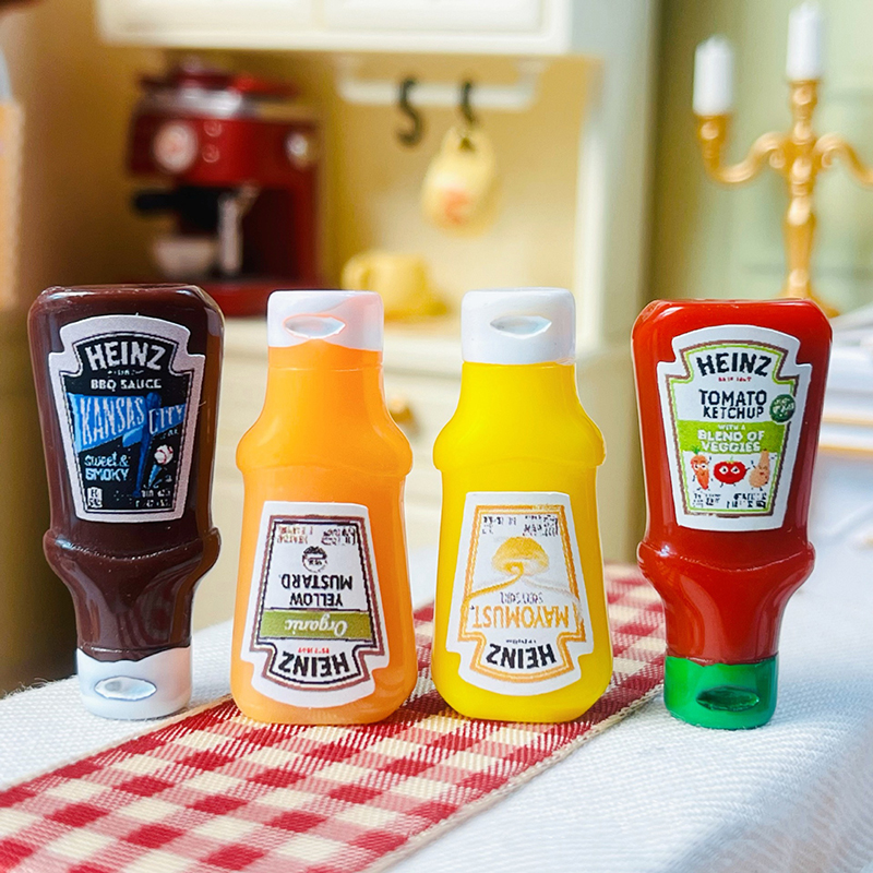 4Pcs Dollhouse Miniature Straw - Baby Food Toy avaliação e preço