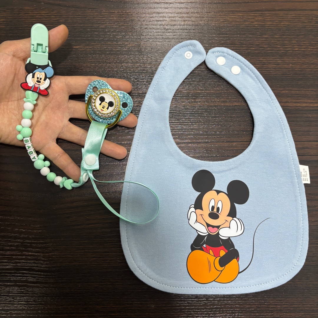 Newborn bib & baby crawling su - Baby Food Pacifier avaliação e preço