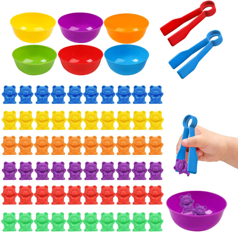 Counting Bears Matching Games  - Baby Food Game avaliação e preço