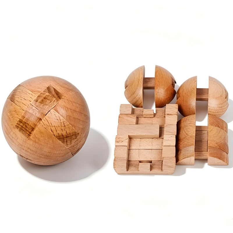 Classic Wooden Puzzle Ball Mag - Baby Food Game avaliação e preço