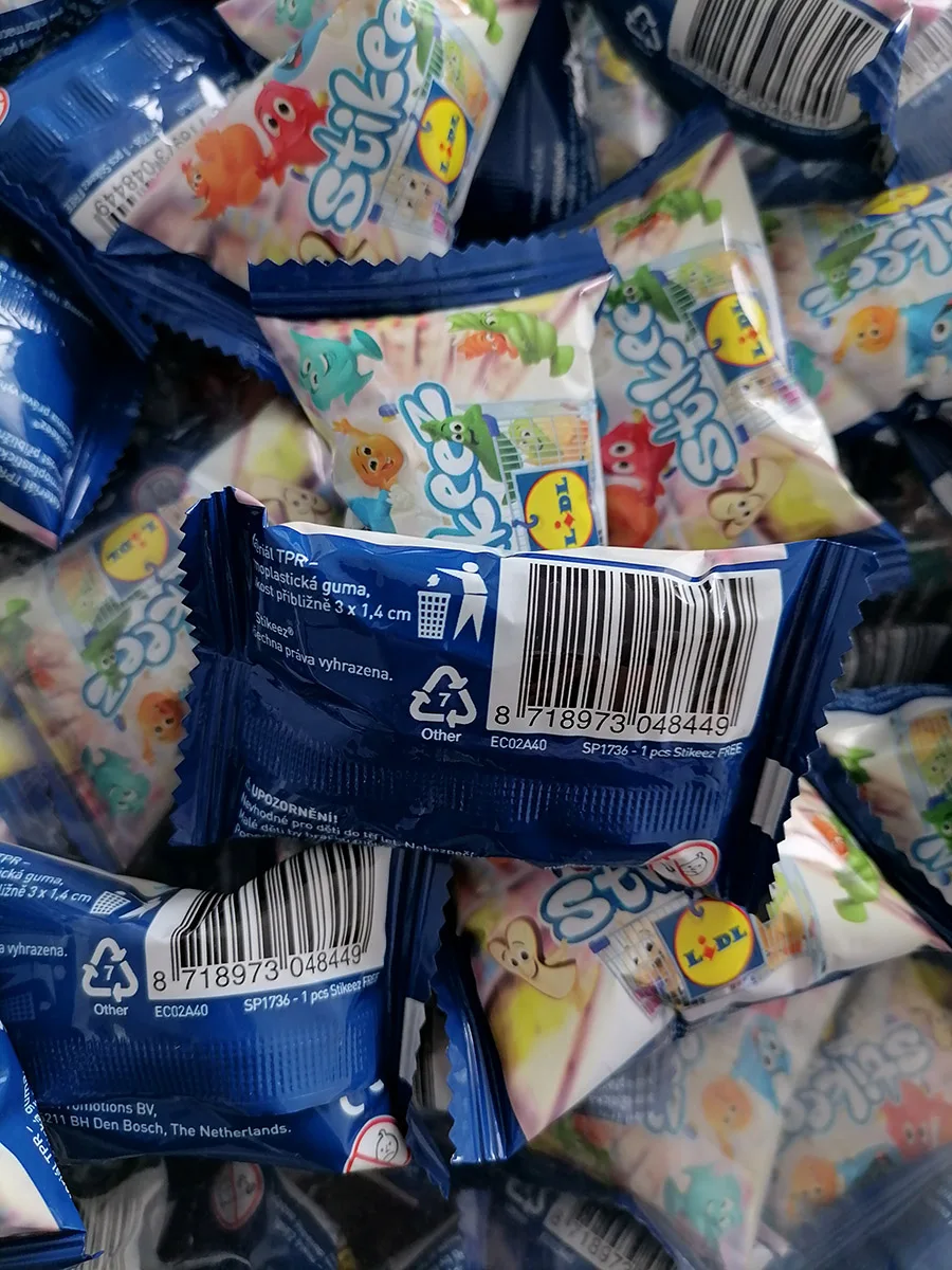 Cute Coles Stikeez Lidl Figure - Baby Food Toy avaliação e preço
