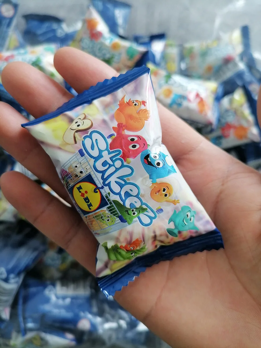 Cute Coles Stikeez Lidl Figure - Baby Food Toy avaliação e preço