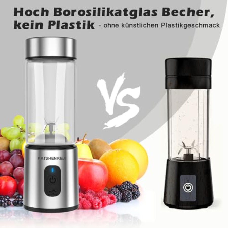 Glass Portable Blender Smoothi - Baby Food For Travelling avaliação e preço
