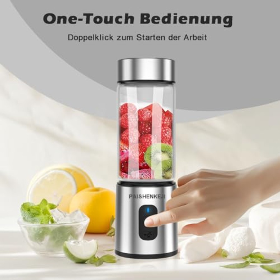 Glass Portable Blender Smoothi - Baby Food For Travelling avaliação e preço