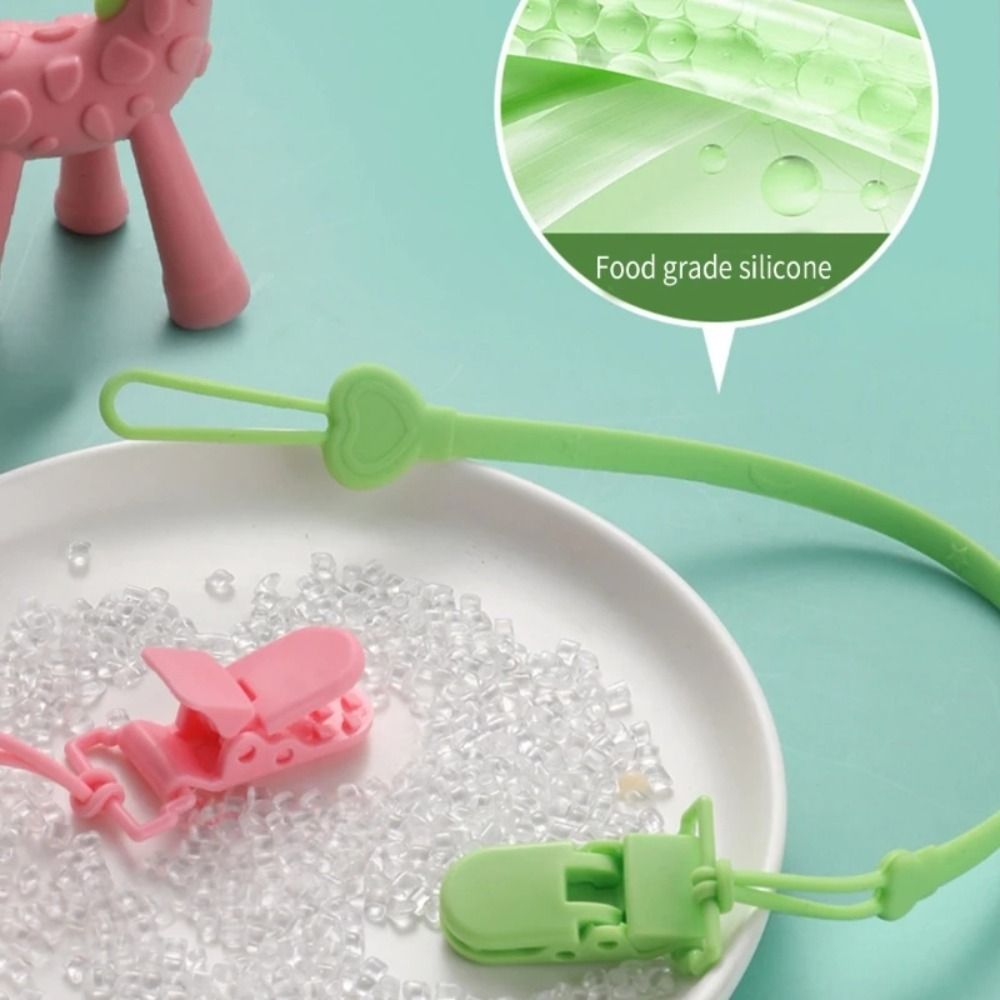 Silicone Pacifier Holder Clip  - Baby Food Game avaliação e preço