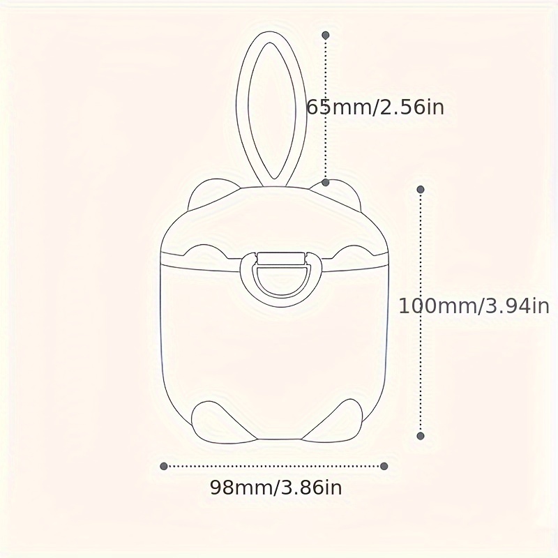 1pc Portable Four-Layer Milk P - Baby Food Equipment avaliação e preço