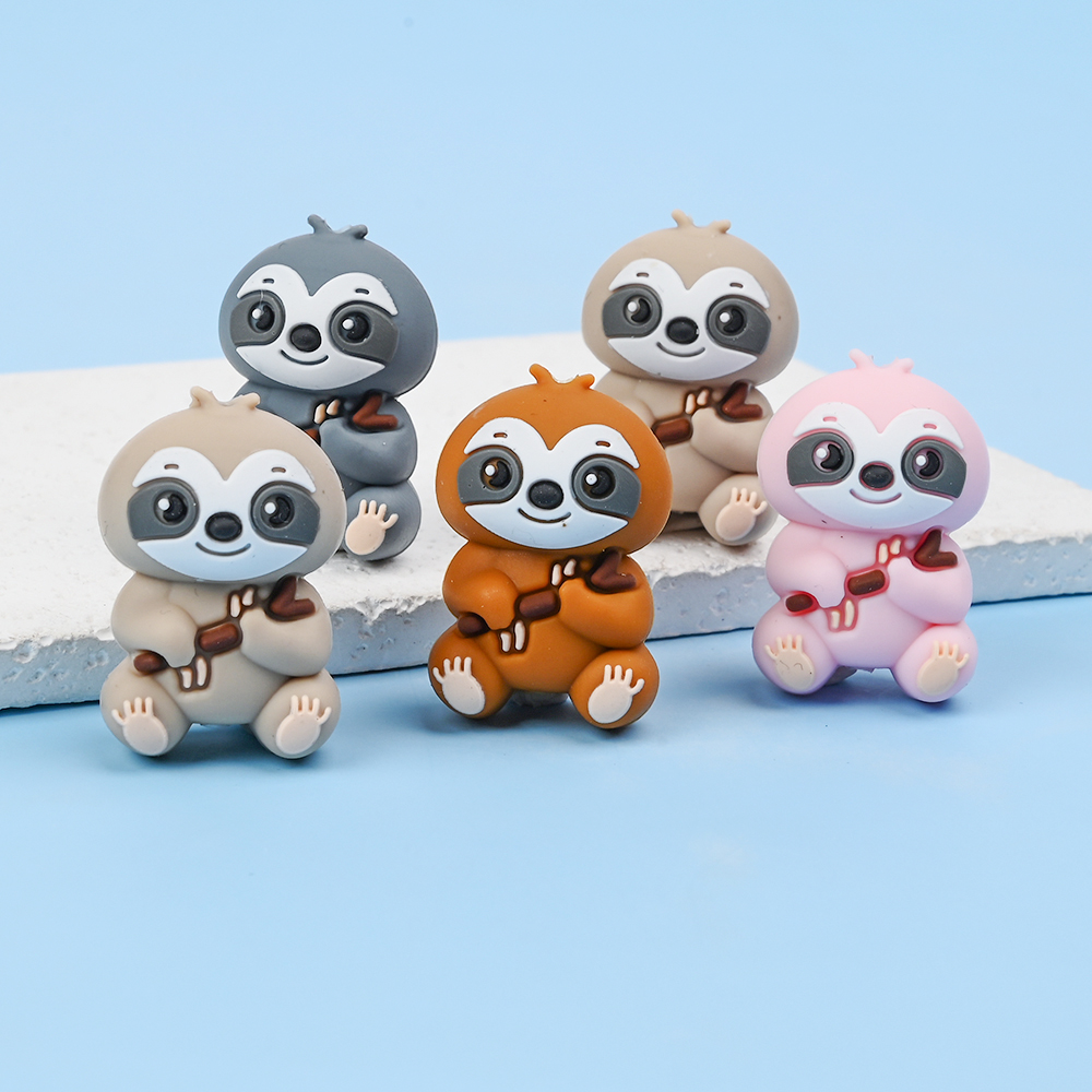 4Pcs Food Grade Animal Silicon - Baby Food Game avaliação e preço